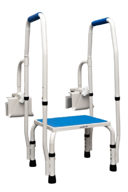 Bathtub Safety Step with Rail
