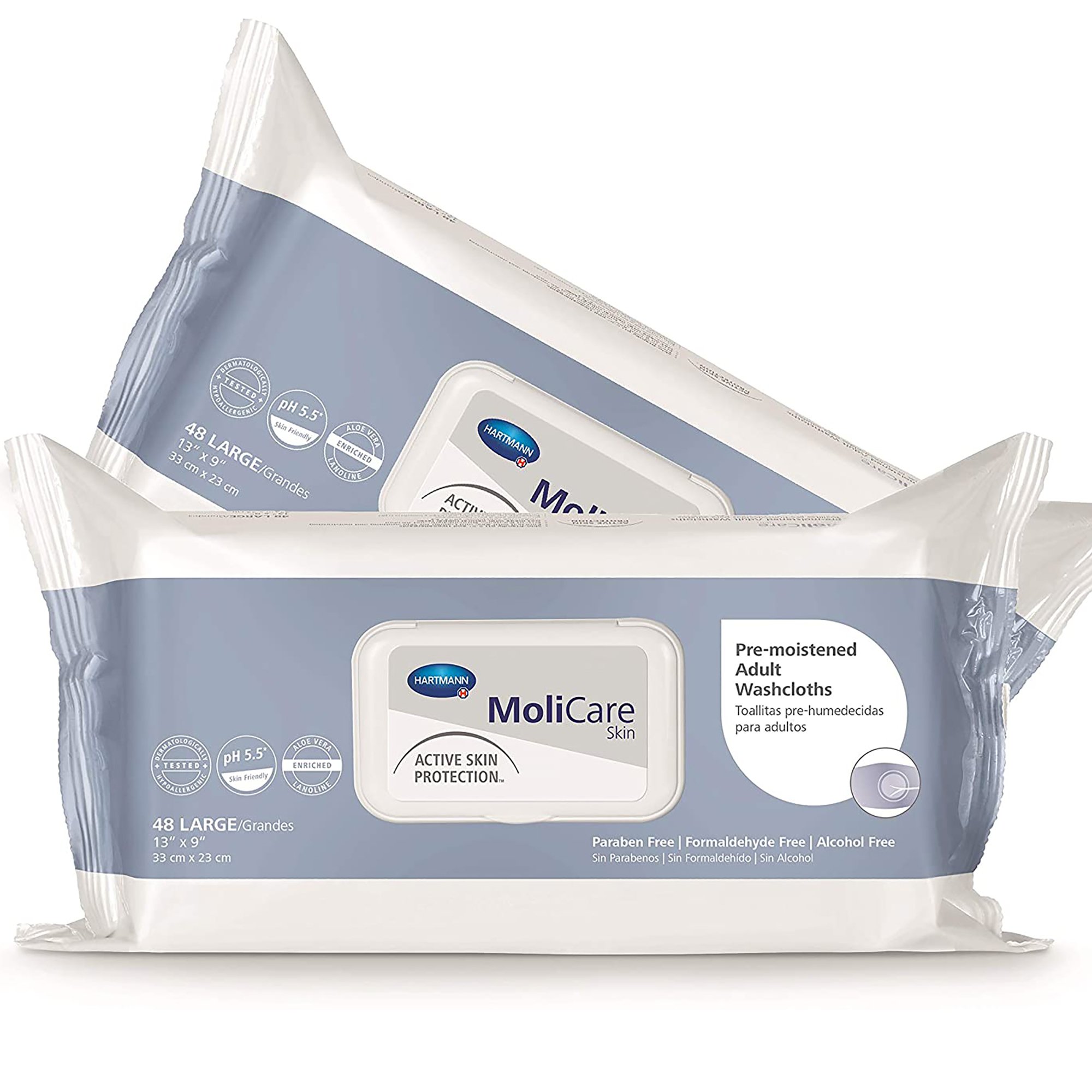 MoliCare Skin Clean Pre Moistened Adult Washcloths