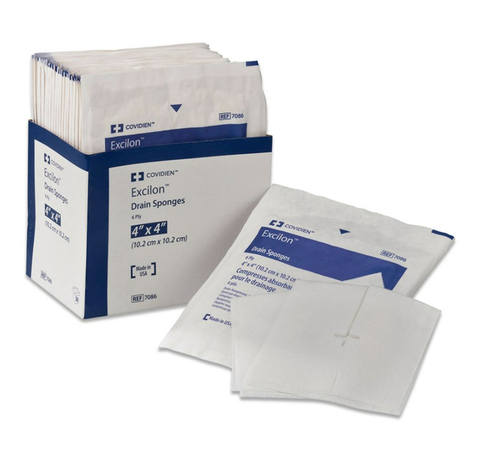 Excilon Drain and IV Sponges