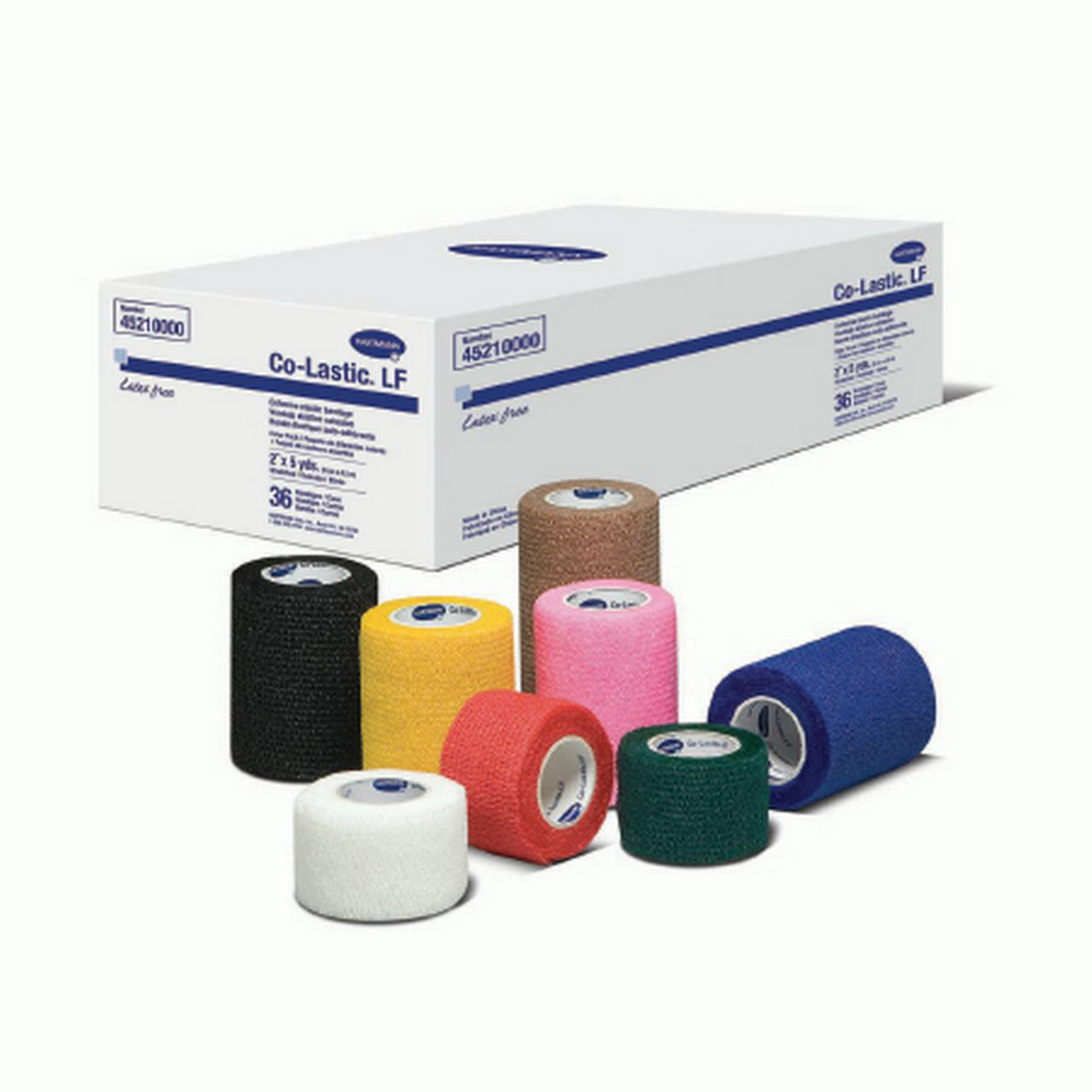 Co Lastic Cohesive Bandage, Assorted Colors