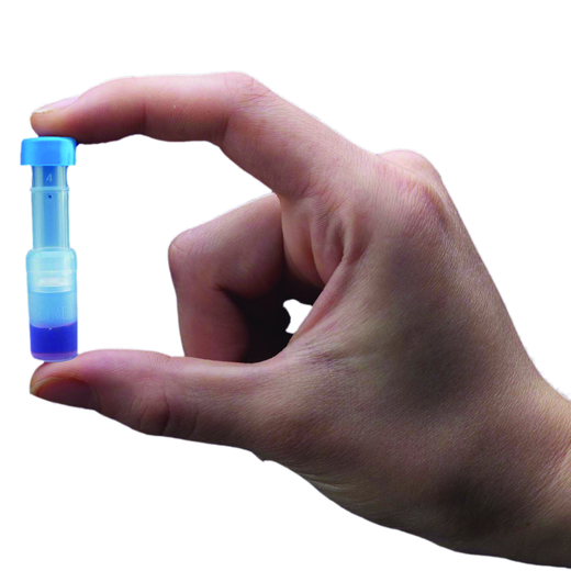 Mini UniPrep Syringeless Filter, translucent housing, slit septum cap, 0.45 µm