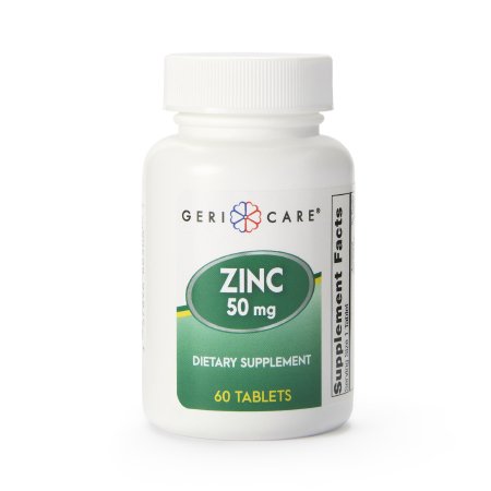 Geri Care Mineral Supplement, Zinc Sulfate 50 mg Strength Tablet