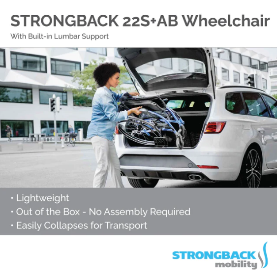Lightweight and Adjustable Comfort Small Wheelchair with Attendant Brakes
