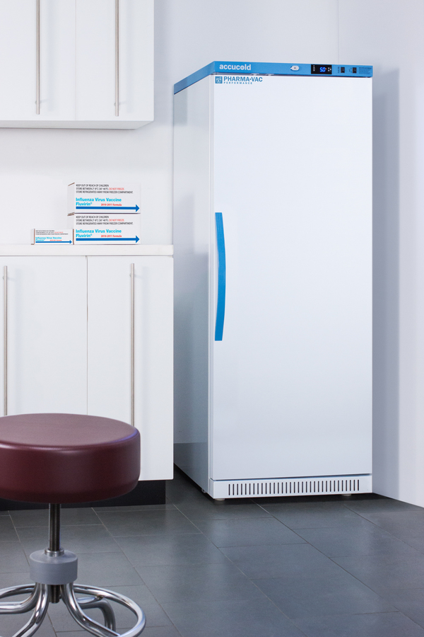 12 Cu Ft Upright Vaccine Refrigerator with Removable Drawers