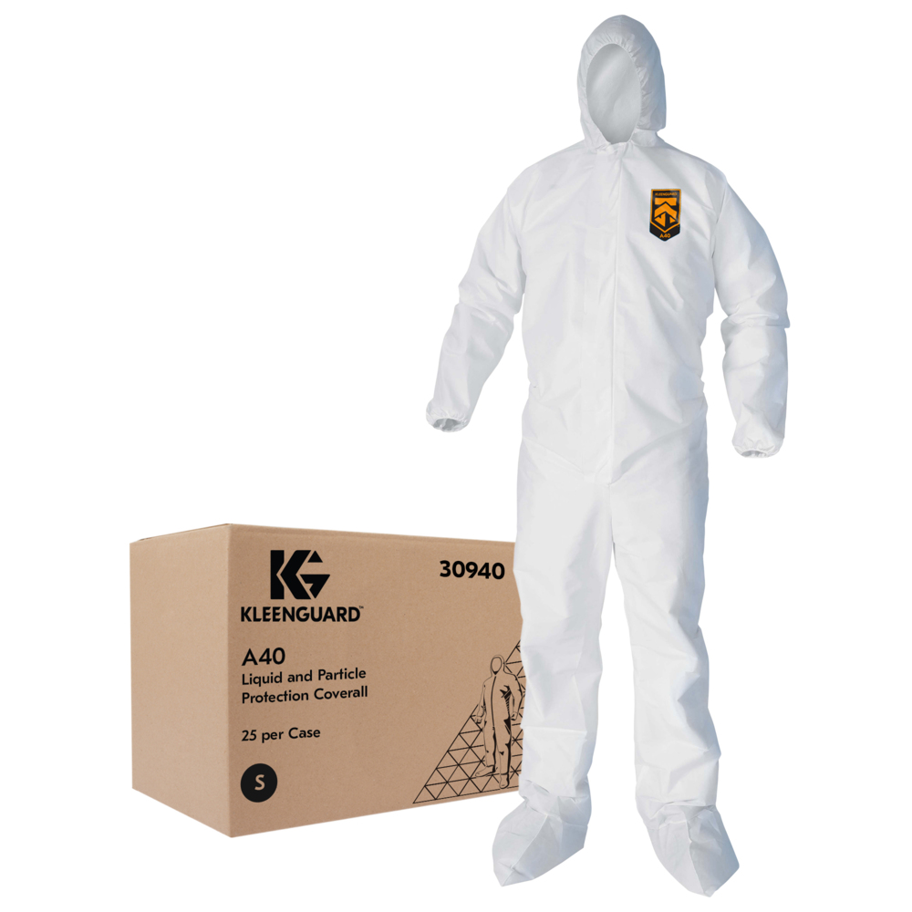 Coverall, Hooded & Booted, Zip Front