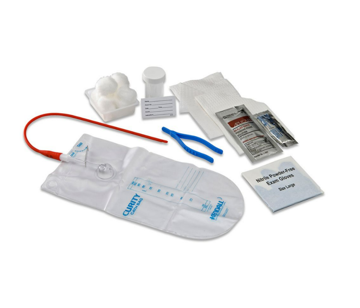 Dover Closed Intermittent Tray with Vinyl Catheter, 14 Fr