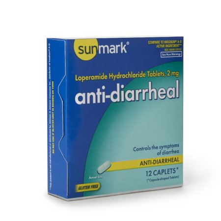 Anti-Diarrheal 2 mg Strength Caplet 12 Per Box