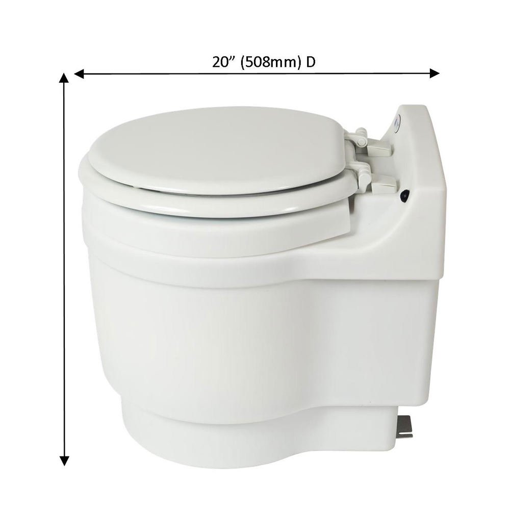 Laveo Battery Powered Portable Waterless Dry Flush Toilet