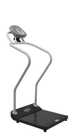 Antimicrobial digital Platform Scale with Extended handrails