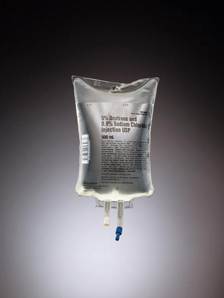 5% Dextrose and 0.9% Sodium Chloride Injection, USP, Viaflex Plastic Container