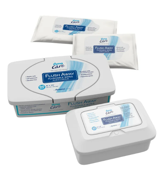 Flushable Wipes, Adult, Flow Pack