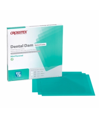 Dental Dam, Latex, Powder Free, Low Protein, Flavored