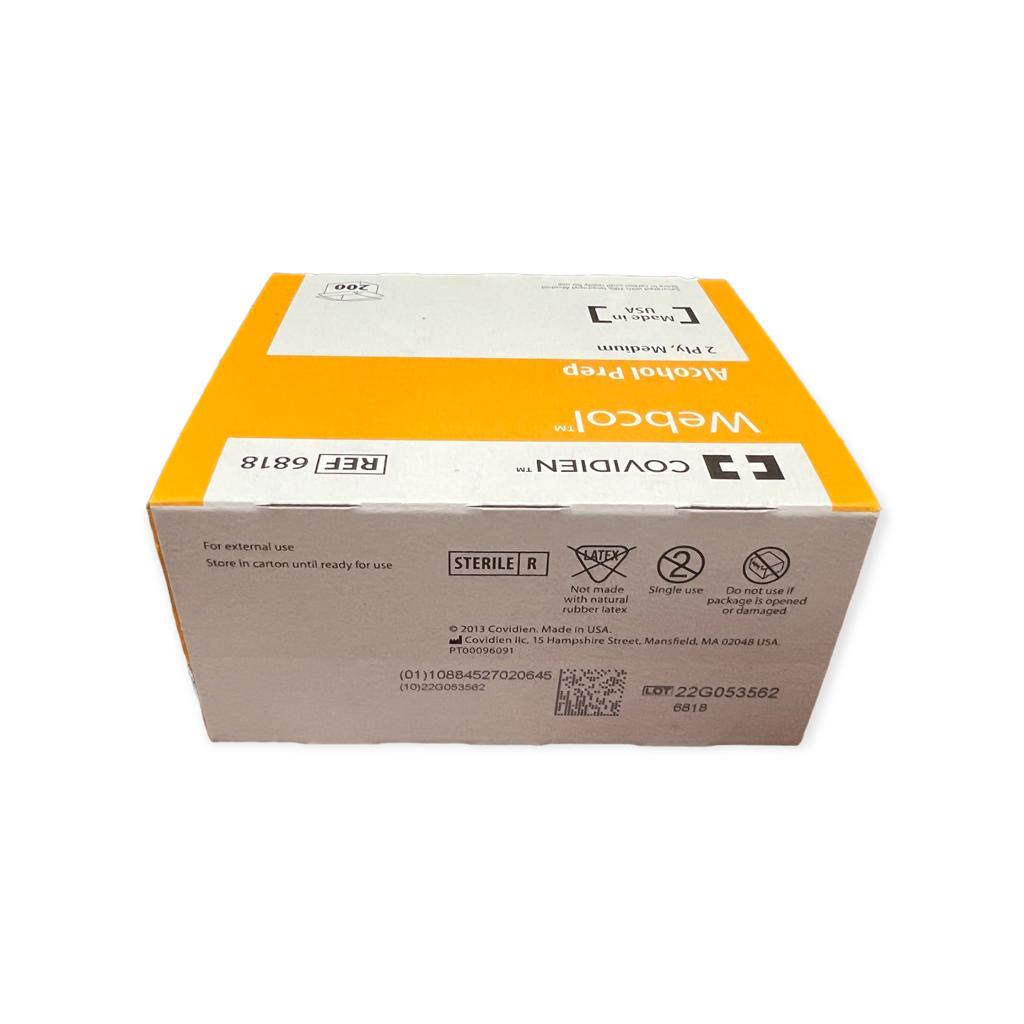 Alcohol Prep Pad Medium 2-Ply