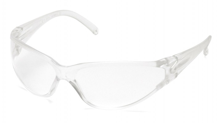 Fastrac Safety Glasses, Anti Scratch Coating, Clear