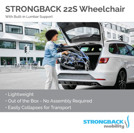 Comfot Small Lightweight and Foldable Wheelchair