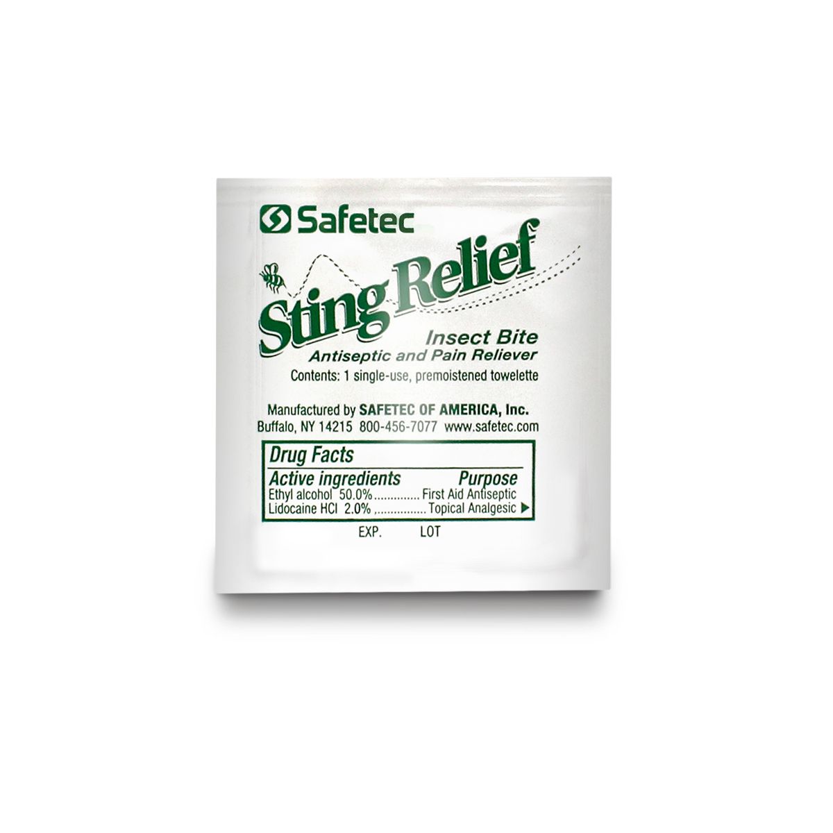 Sting Relief Wipes