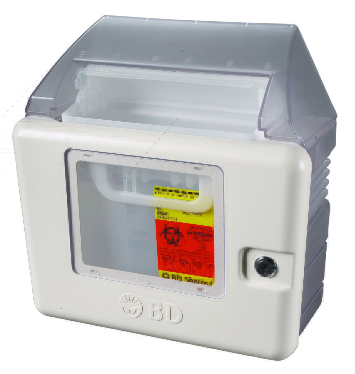 Sharps Collector Wall Cabinet Locking