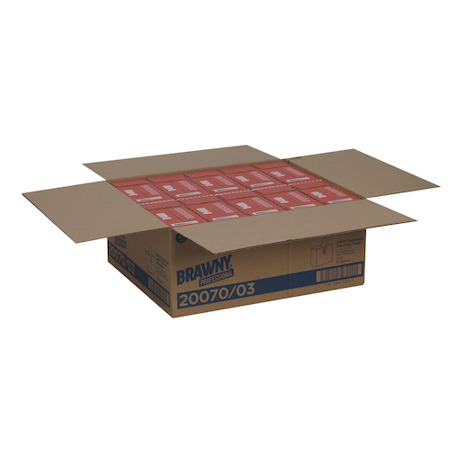 Brawny Professional D400, Disposable Cleaning Towels, Tall Box, White