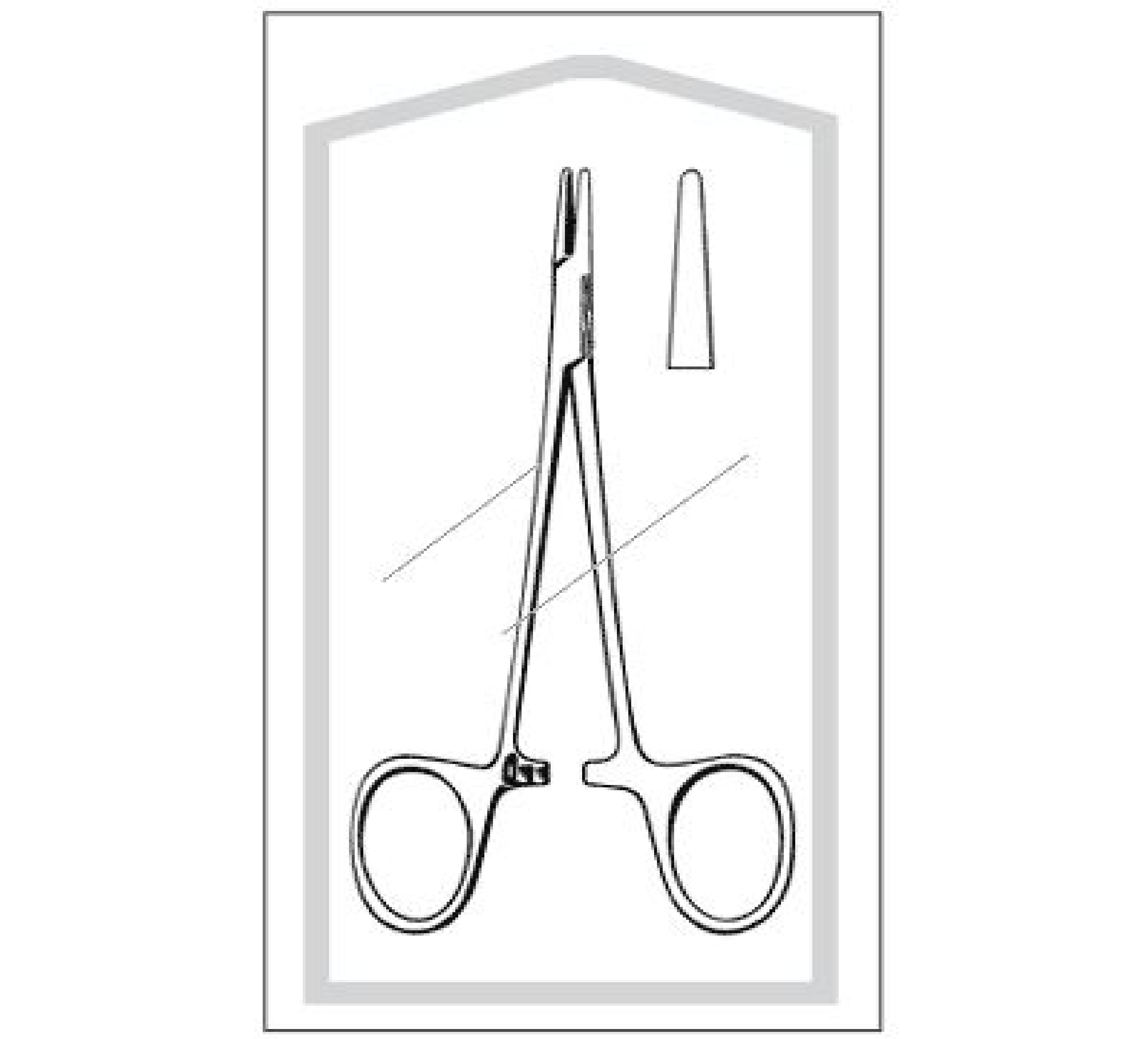 Econo Webster Needle Holder, Straight, Smooth 5.25"