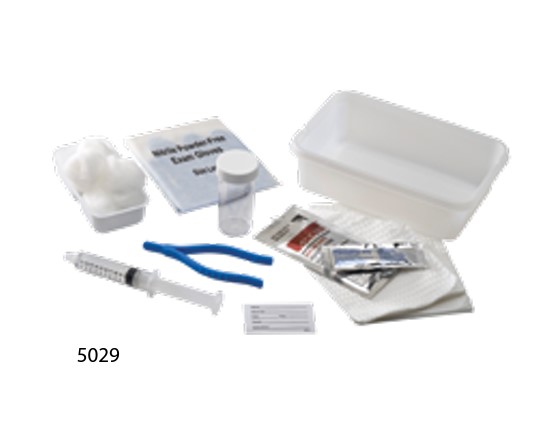 Catheter Insertion Tray, 10cc Prefilled Syringe