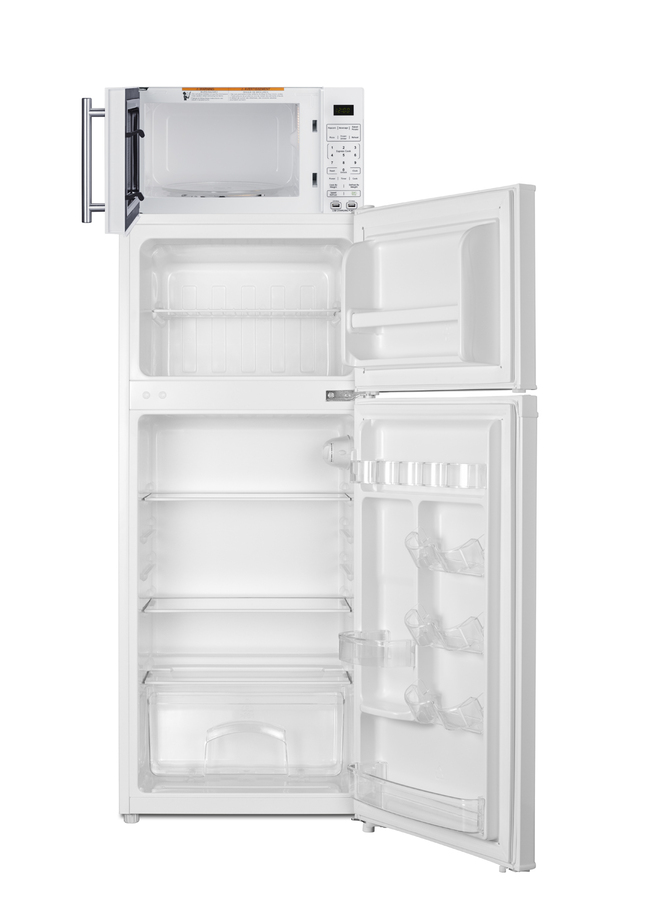 Microwave/Refrigerator-Freezer Combination with Allocator