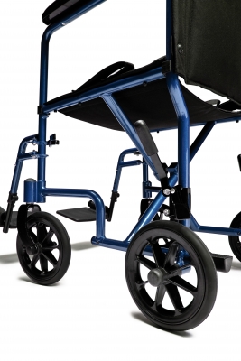 19" Lightweight Aluminum Transport Chair