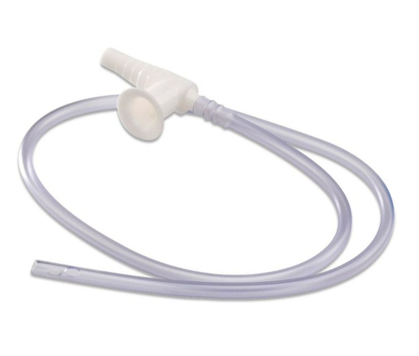 Argyle Single Suction Catheters with Chimney Valve, Straight Packed