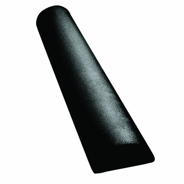 CanDo Half Round Foam Roll, Black