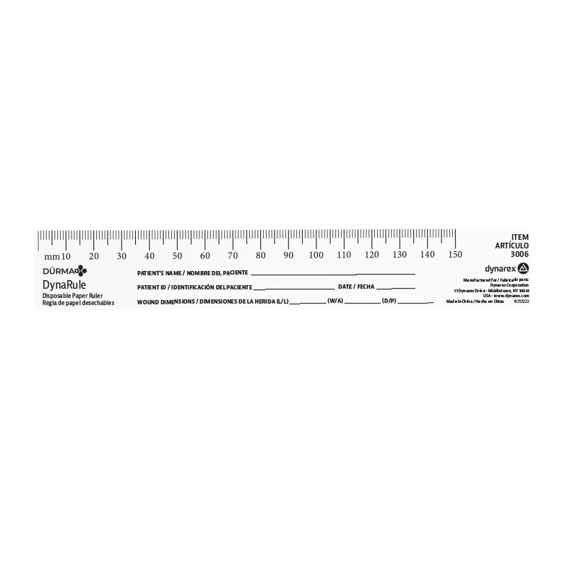 DynaRule Disposable Paper Ruler