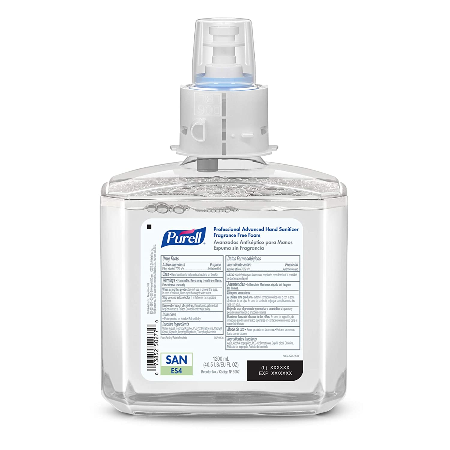 Healthcare Advanced Hand Sanitizer Gentle & Free Foam 1200 ml Clear