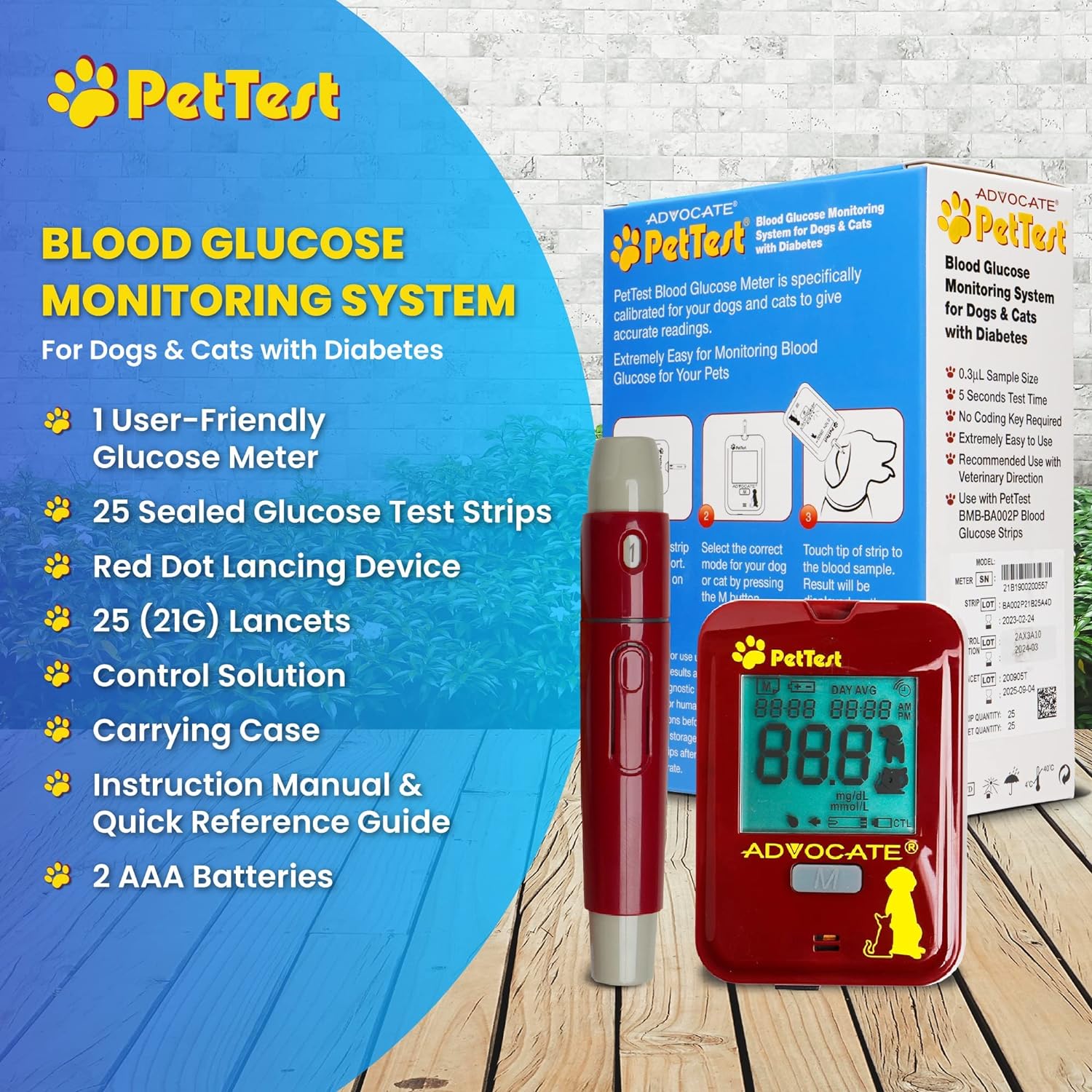 PetTest Glucose Monitoring System