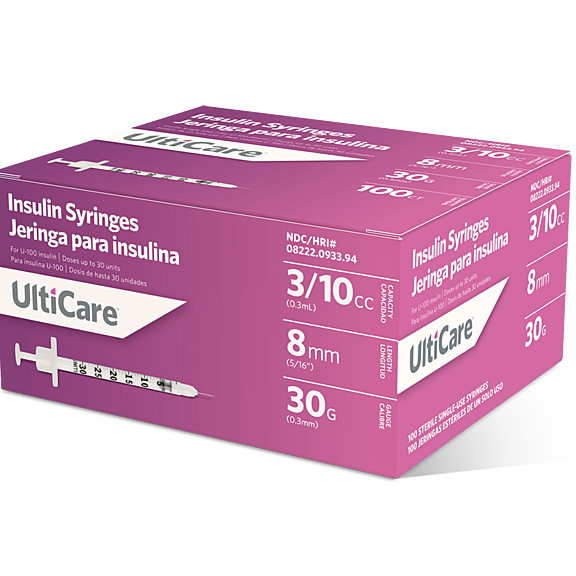 UltiCare U 100 Insulin Syringes