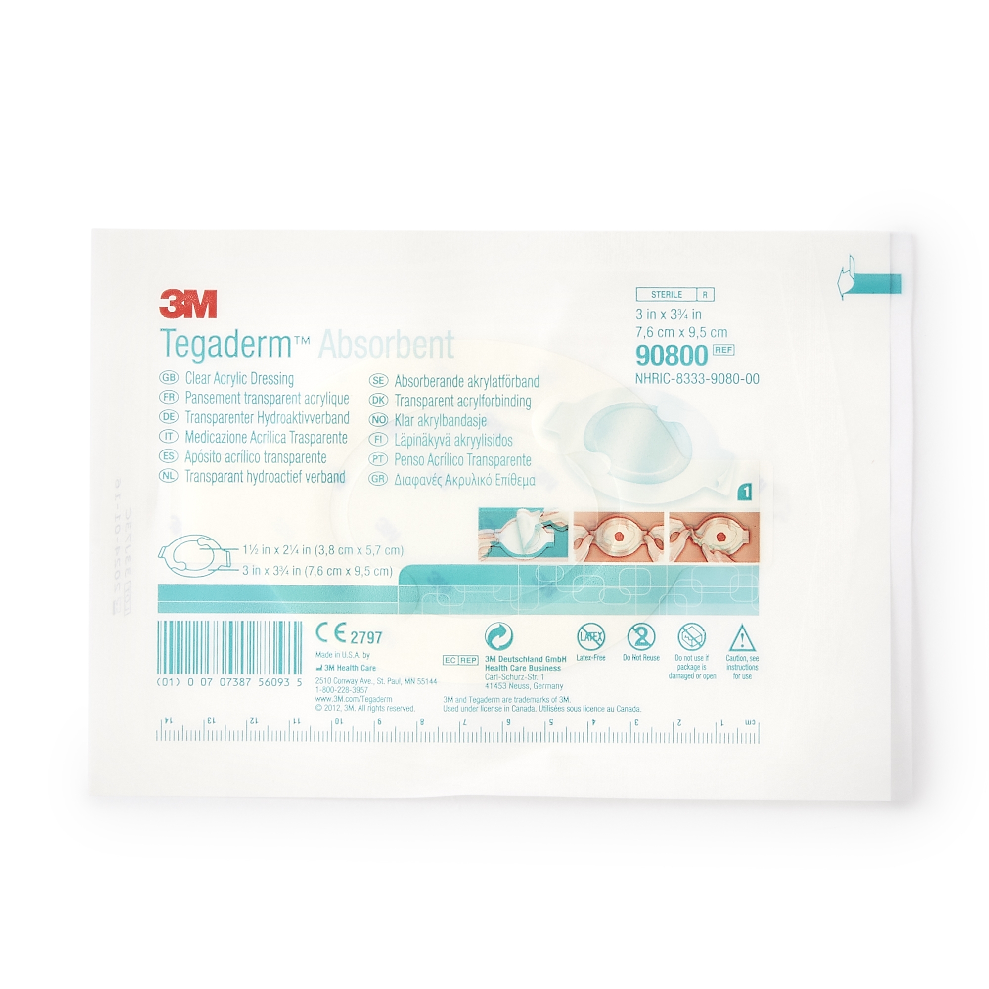 Tegaderm Absorbent Clear Acrylic Dressing