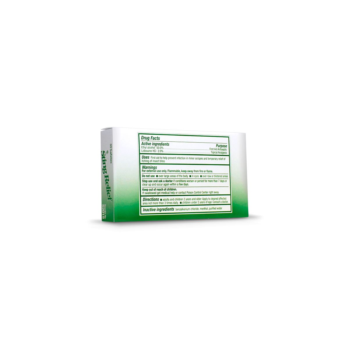 Sting Relief Wipes