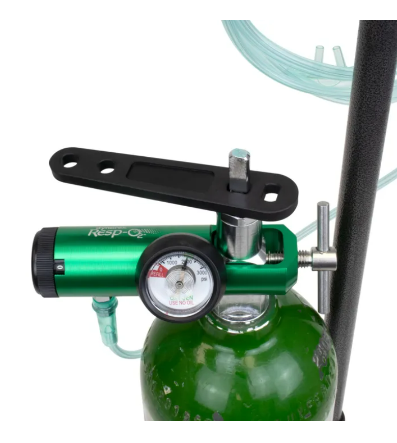 Dynarex CGA Mini Oxygen Regulator, Barb Outlet 36357