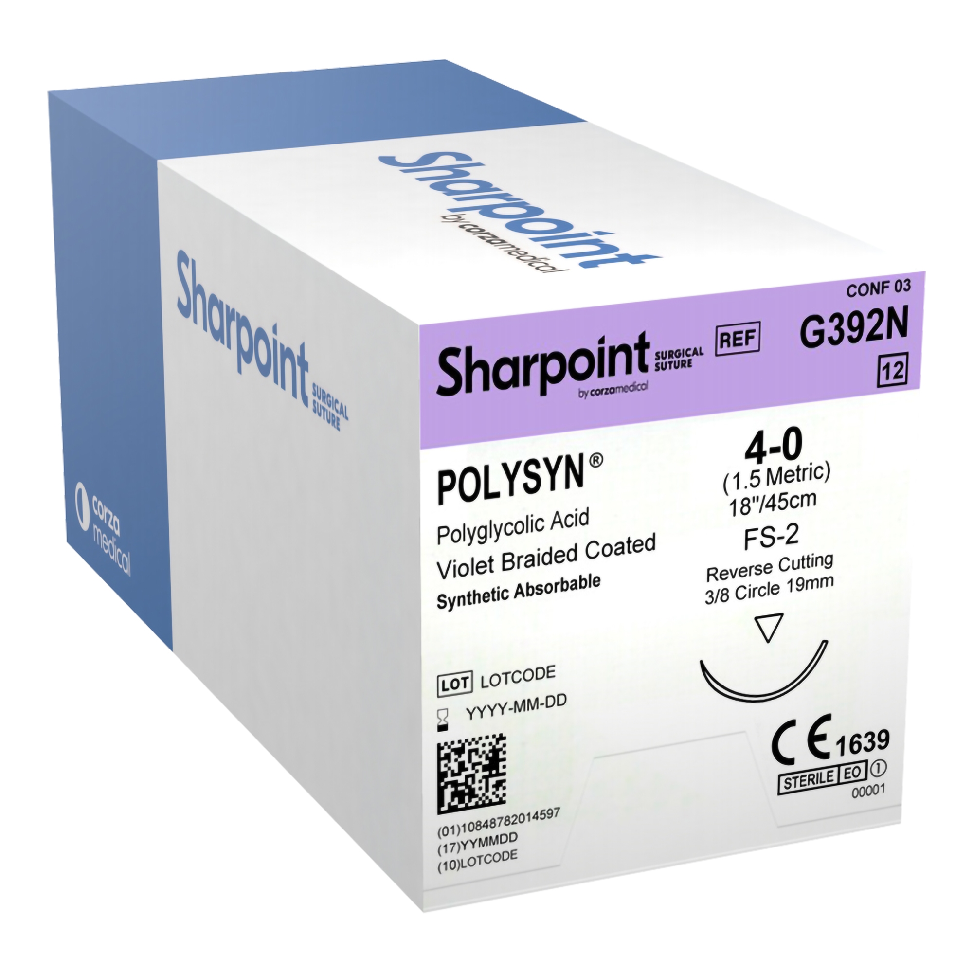Surgical Specialties PolySyn / Polyglycolic Acid Reverse Cutting Needle ...