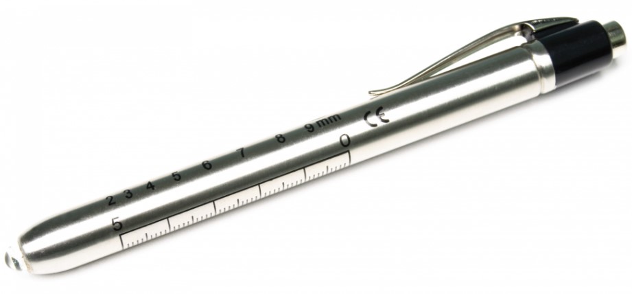 Penlight Stainless Steel Pupil Gauge Imprint