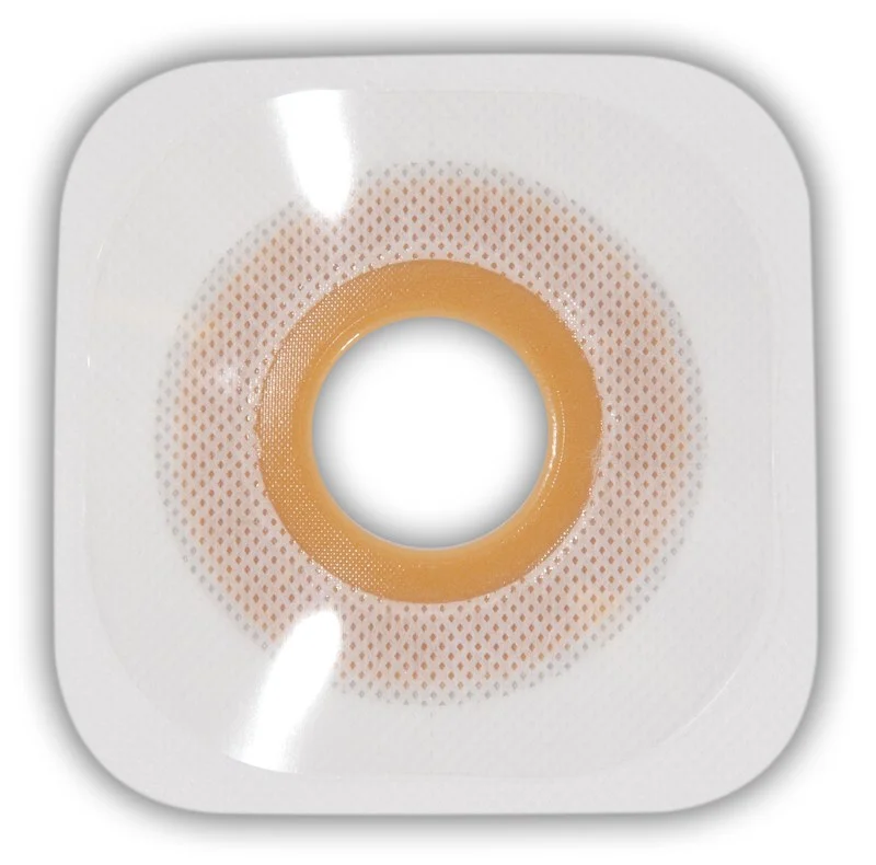 Esteem Synergy Stomahesive Skin Barrier with Cut to Fit Opening and White Collar, Adhesive Coupling Technology
