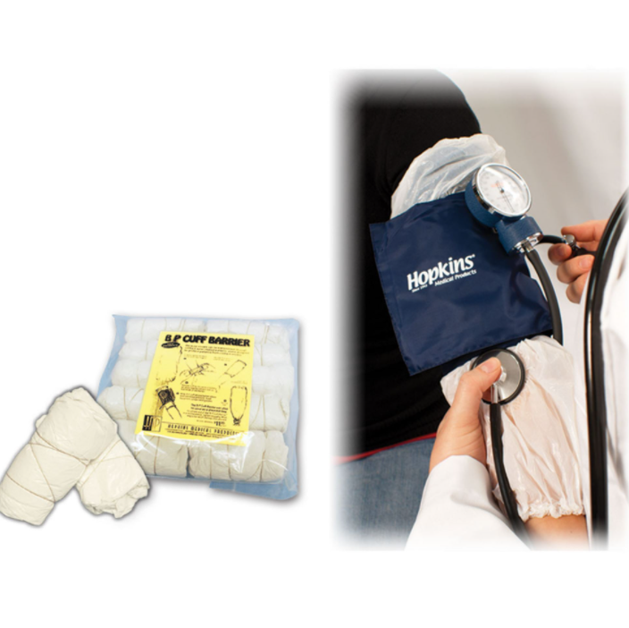 Blood Pressure Cuff Barrier Sleeve