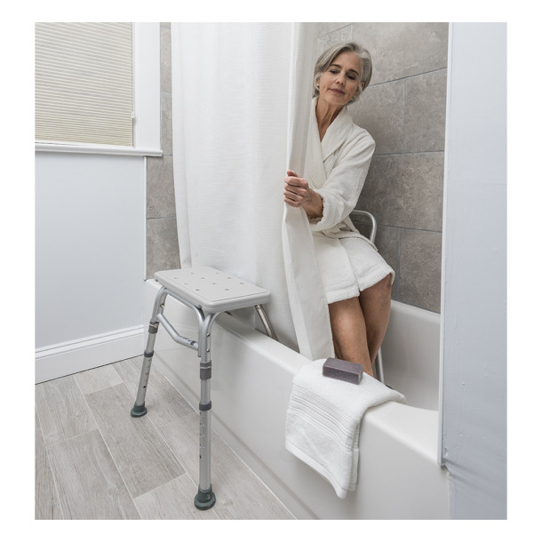 Splash Defense Transfer Bench with Curtain Guard Protection