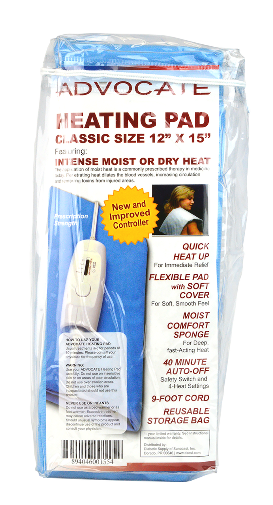 Moist or Dry Heating Pad