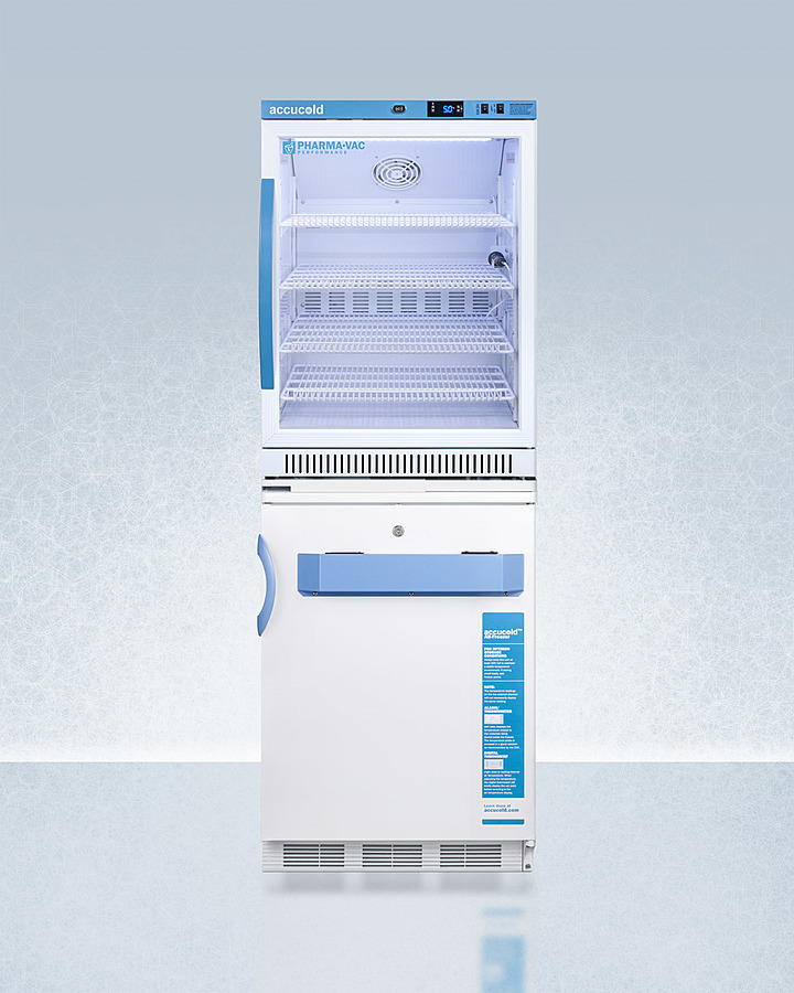 24" Wide All Refrigerator / All Freezer Combination