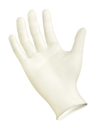 StarMed Latex Exam Gloves, Powder Free, Non Sterile