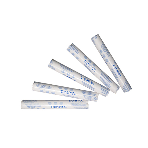 Tampax Tampons in Vending Tube