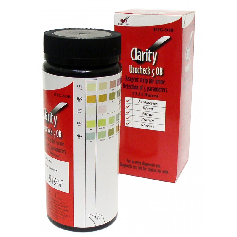 Urocheck Urinalysis Reagent Test Strips 5 OB