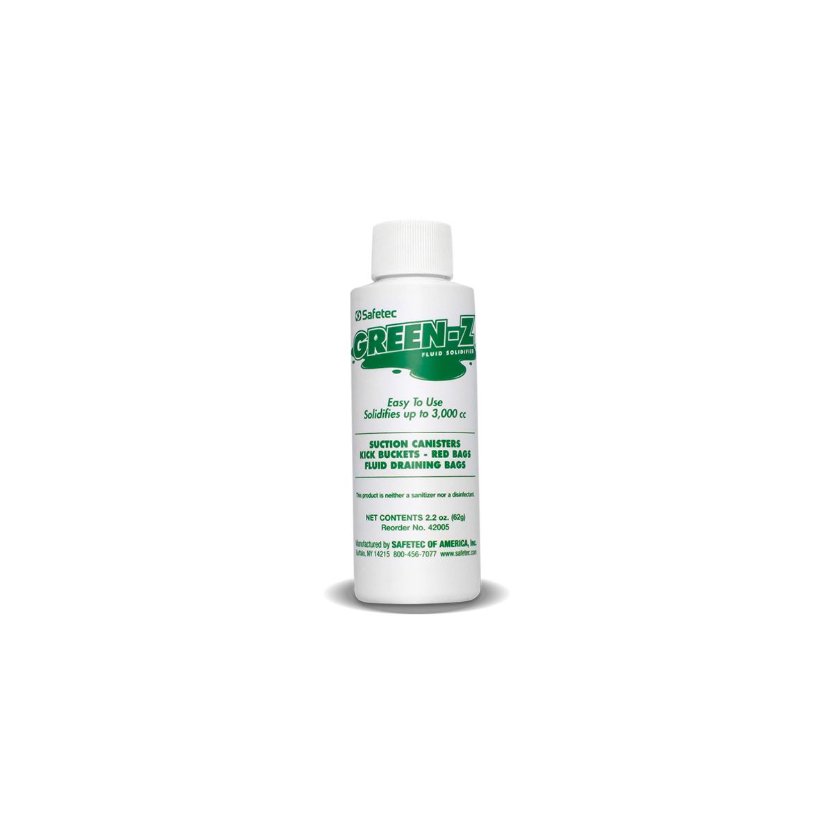 Green Z Spill Control Solidifier 3000cc Screw Top Bottle