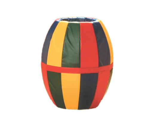 Barrel Roll, Multi Colored, 38"L x 32"Diam