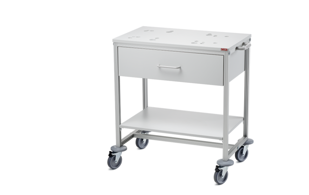Mobile Baby Scale Cart with Drawer