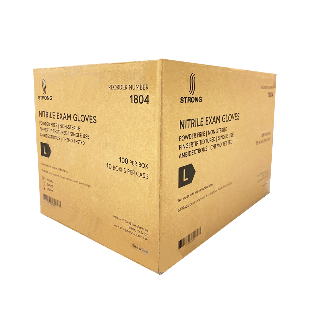 Nitrile Exam Gloves, Powder Free, Latex Free, Non Sterile