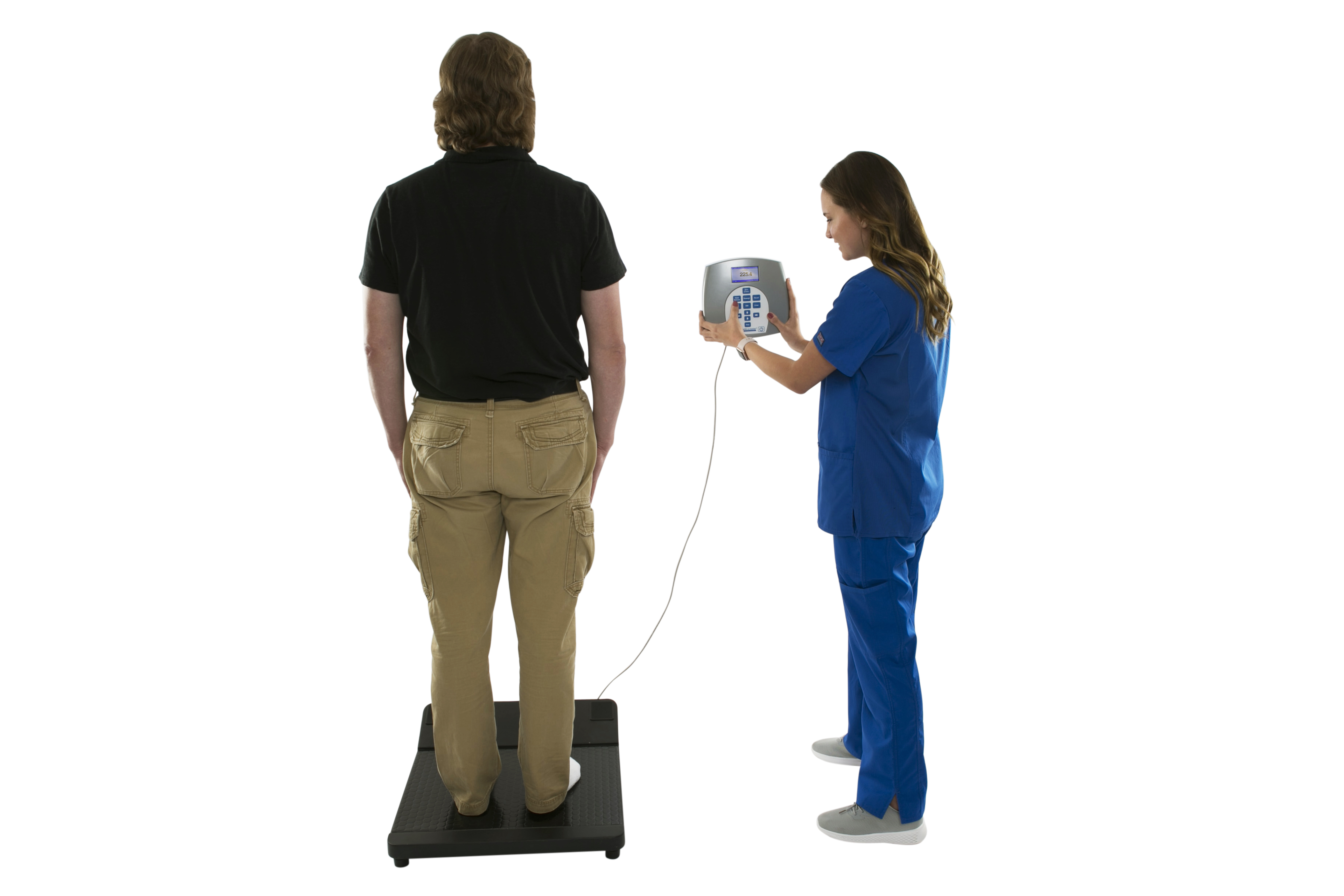 High Capacity Remote Display Digital Scale with Large Base